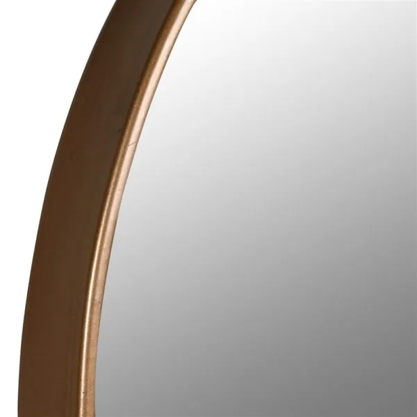 Arched Gilt Framed Mirror 100 cm