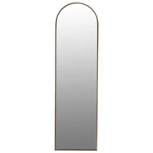 Arched Gilt Framed Mirror 100 cm
