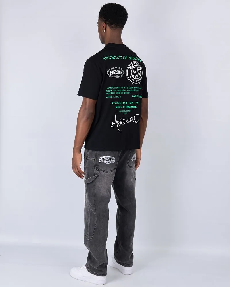 Black Green Caruso Relaxed Tshirt