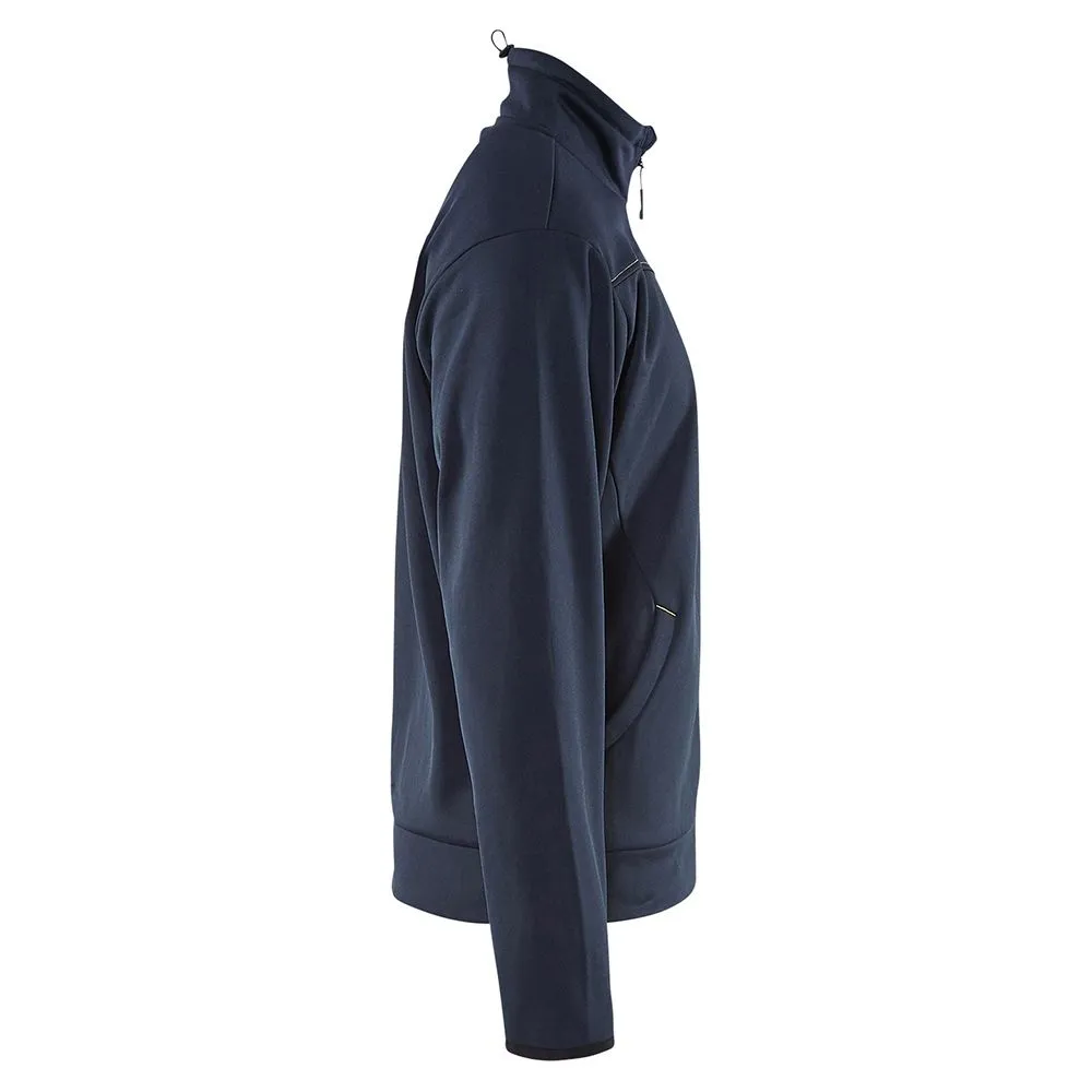 Bl&#xE5;kl&#xE4;der&#x20;3362-2526&#x20;Sweatshirt&#x20;With&#x20;Zipper&#x20;-&#x20;Dark&#x20;Navy&#x2F;Yellow