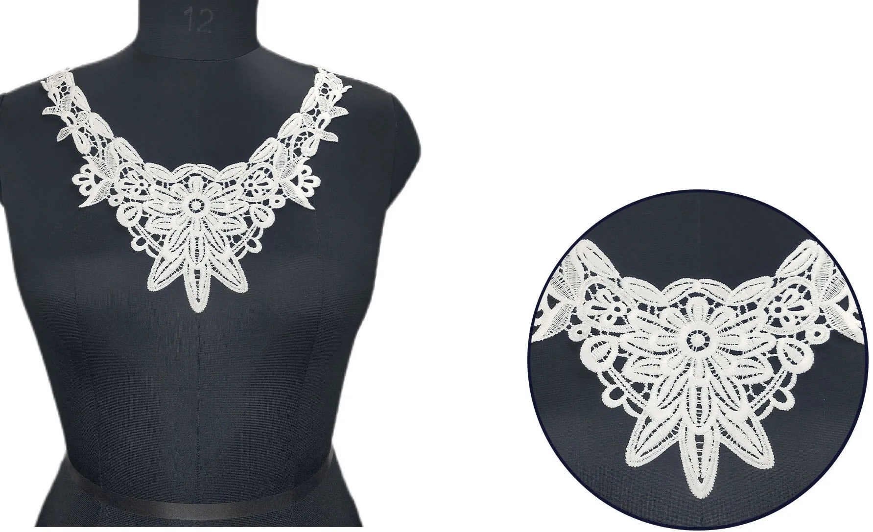 Chrysanthemum Charm Dyeable Neckline
