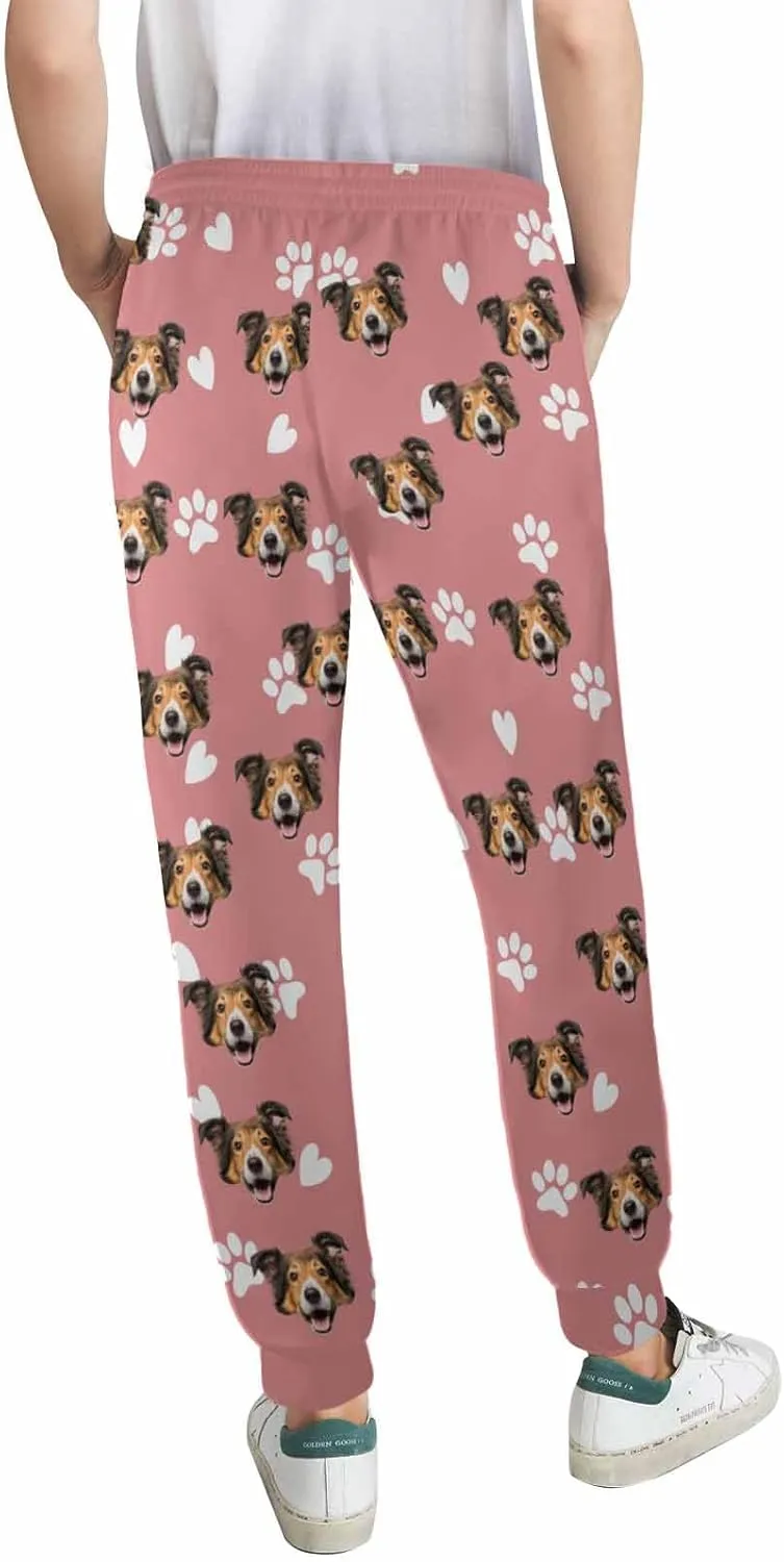 Custom Sweatpants Personalized Face Jogger Pants 3D Printed Men's Sweatpant for Men Women with Design Your Own
