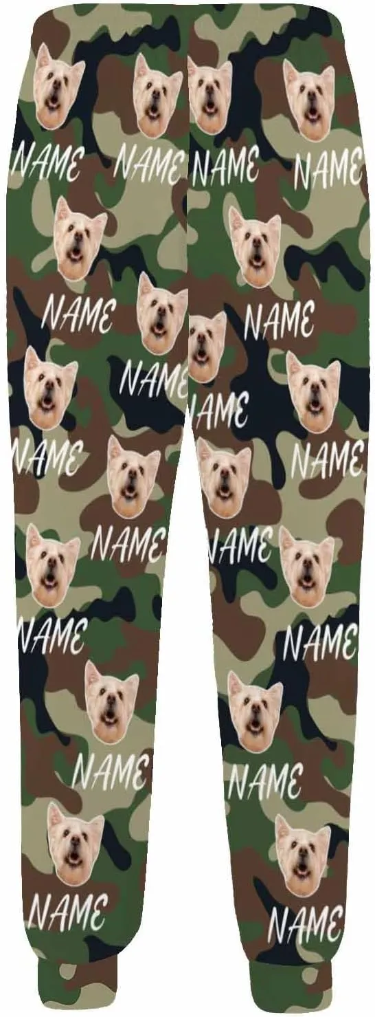 Custom Sweatpants Personalized Face Jogger Pants 3D Printed Men's Sweatpant for Men Women with Design Your Own