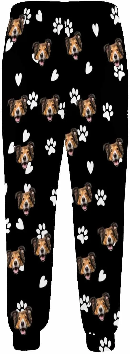Custom Sweatpants Personalized Face Jogger Pants 3D Printed Men's Sweatpant for Men Women with Design Your Own