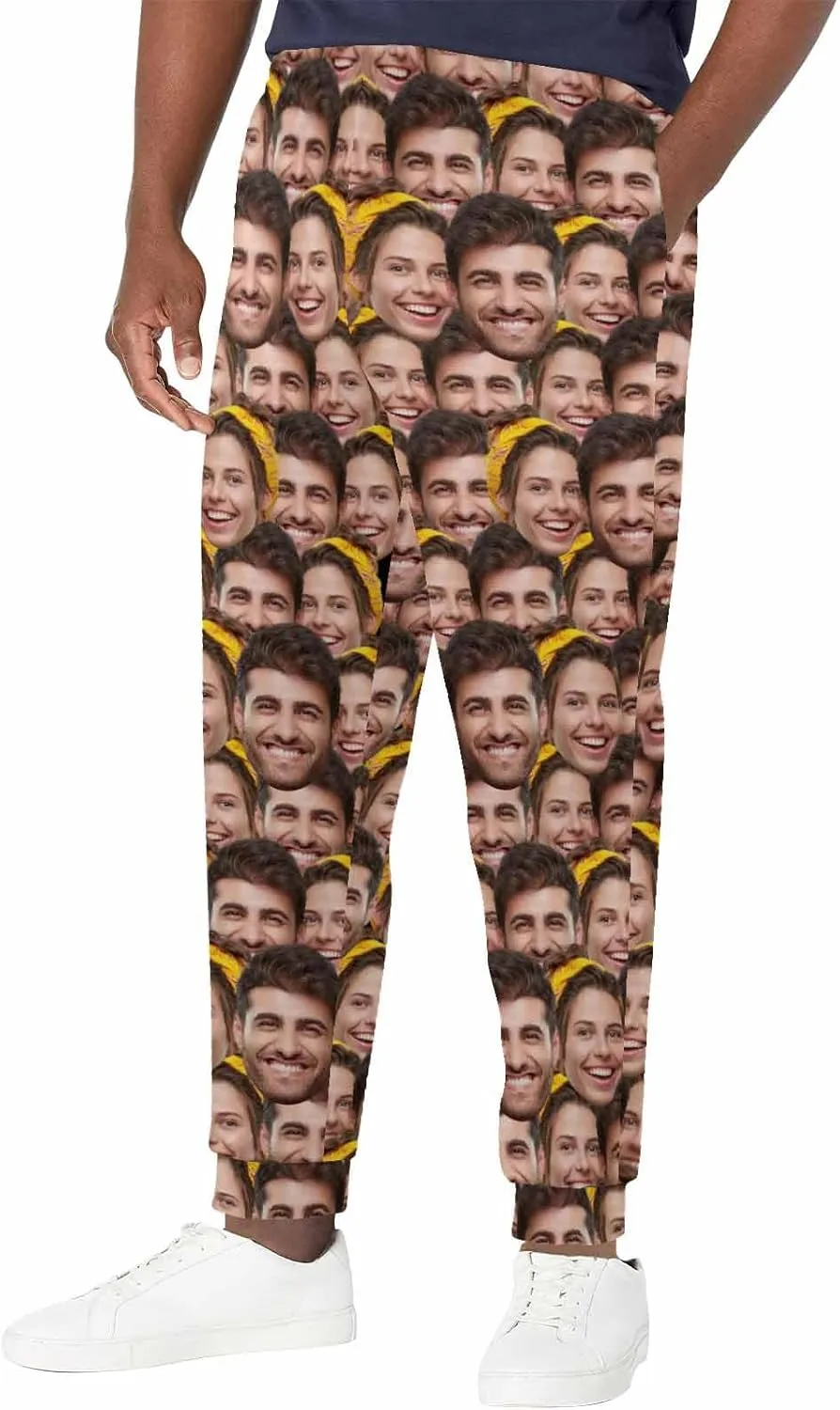 Custom Sweatpants Personalized Face Jogger Pants 3D Printed Men's Sweatpant for Men Women with Design Your Own