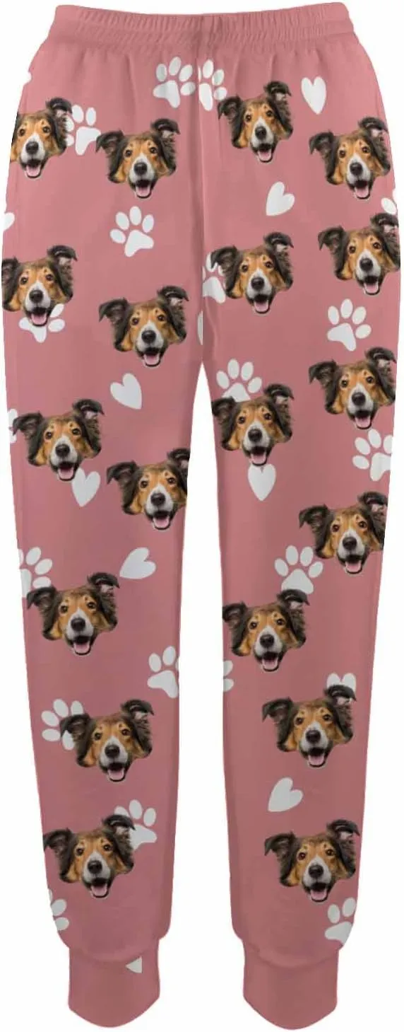 Custom Sweatpants Personalized Face Jogger Pants 3D Printed Men's Sweatpant for Men Women with Design Your Own