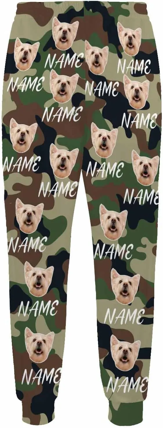 Custom Sweatpants Personalized Face Jogger Pants 3D Printed Men's Sweatpant for Men Women with Design Your Own