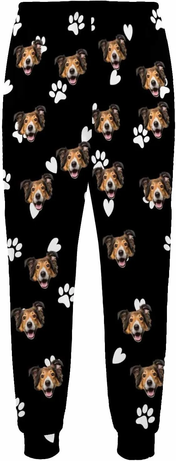 Custom Sweatpants Personalized Face Jogger Pants 3D Printed Men's Sweatpant for Men Women with Design Your Own