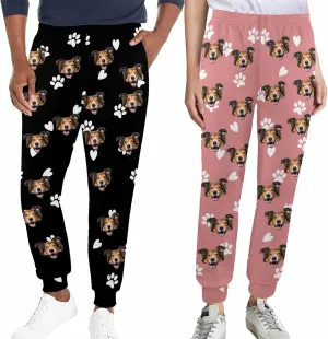 Custom Sweatpants Personalized Face Jogger Pants 3D Printed Men's Sweatpant for Men Women with Design Your Own