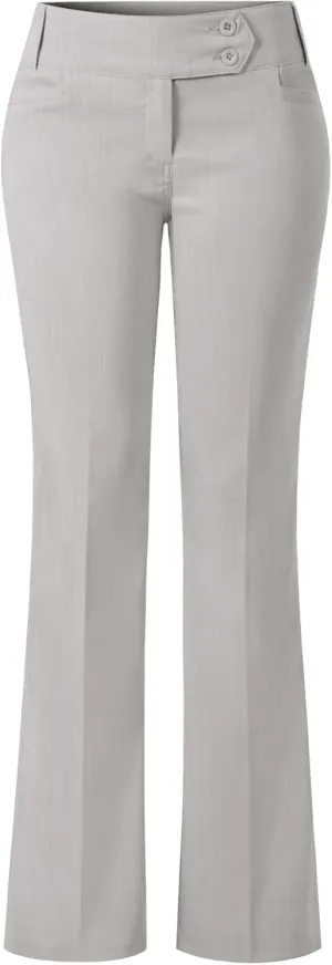 Design by Olivia Women's Relaxed Boot-Cut Office Pants Trousers Slacks