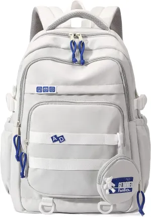EKUIZAI Large Capacity Backpack for Girls Elementary School bag Middle School Bookbag for Teen Girls-Boys