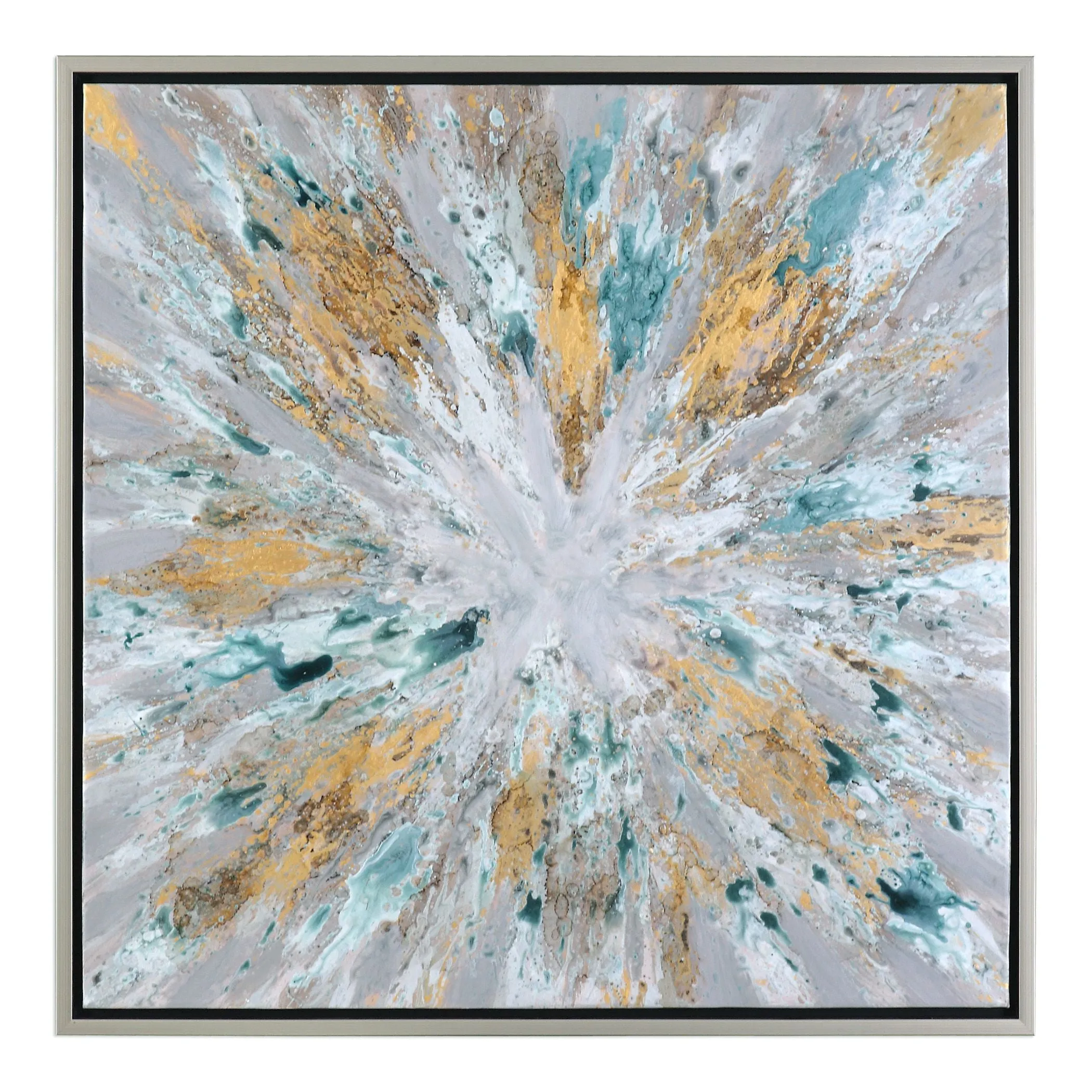 Exploding Star Modern Abstract Art