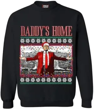 fresh tees Trending Design Funny Ugly Christmas Crewneck Sweatshirt Sweater for Women/Men 2024
