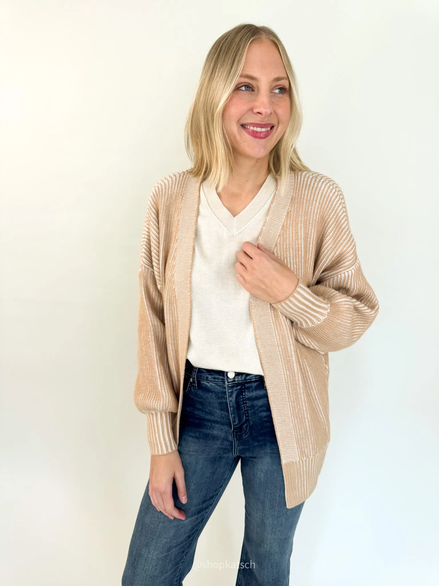 Gloria Ribbed Cardigan
