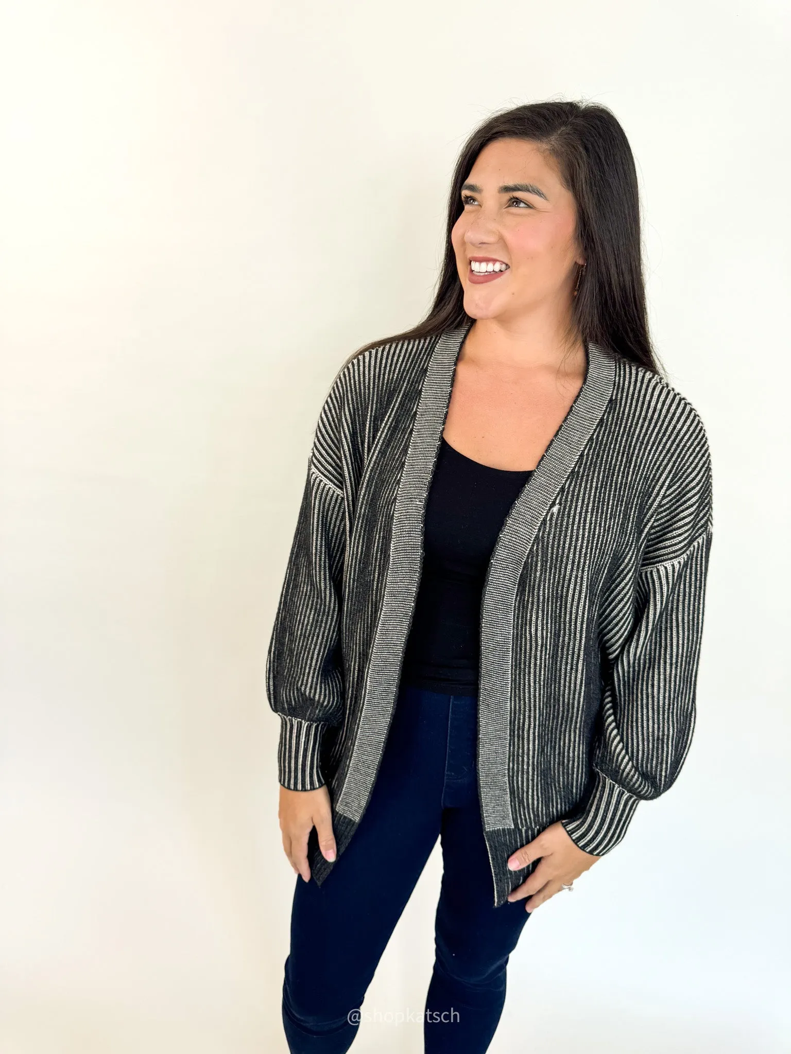 Gloria Ribbed Cardigan