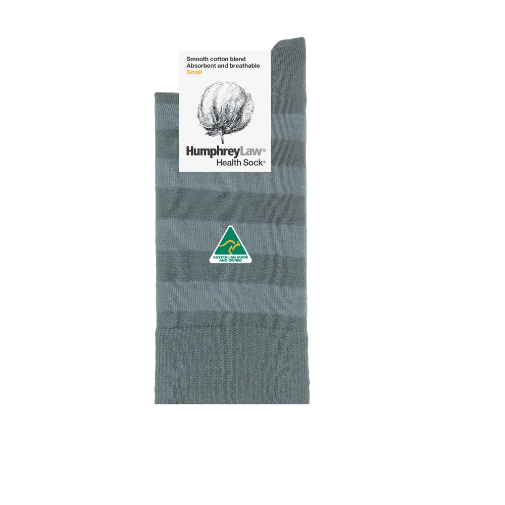 Humphrey Law Health Striped Socks Grey 52C