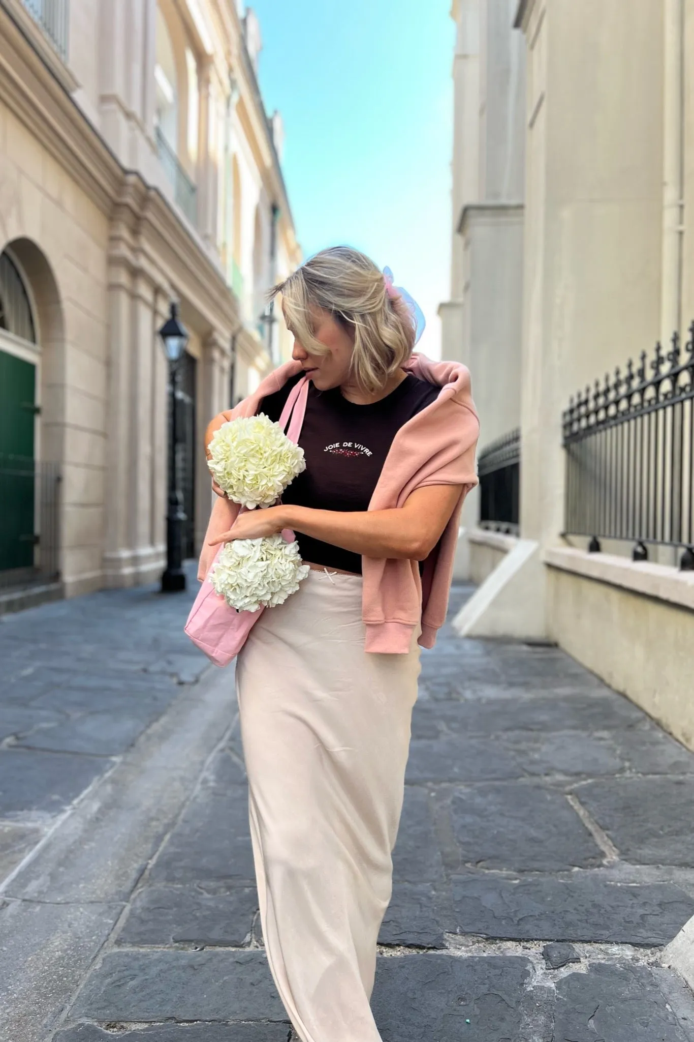 Joie De Vivre Ribbed Baby Tee