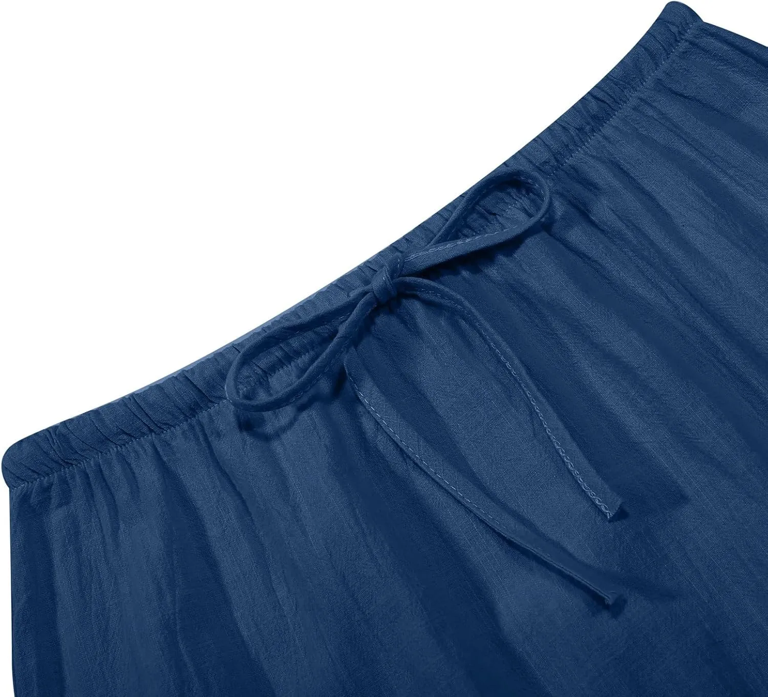 Maxi Skirt for Women - Flowy Linen Skirt Trendy Boho Style for Summer and Vacation Maxi Length Long Flowy Skirts