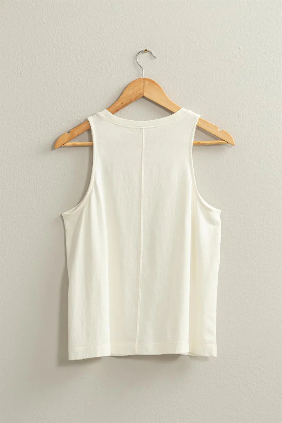 Mineral Washed Sleeveless Top