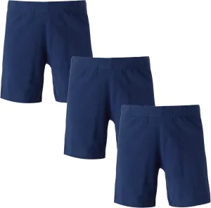 MY WAY Toddlers & Girls Bike Shorts Cotton & Spandex — Biker Shorts for Under Dresses, Cartwheel & Dance - 3 Pack Sizes 2T-16