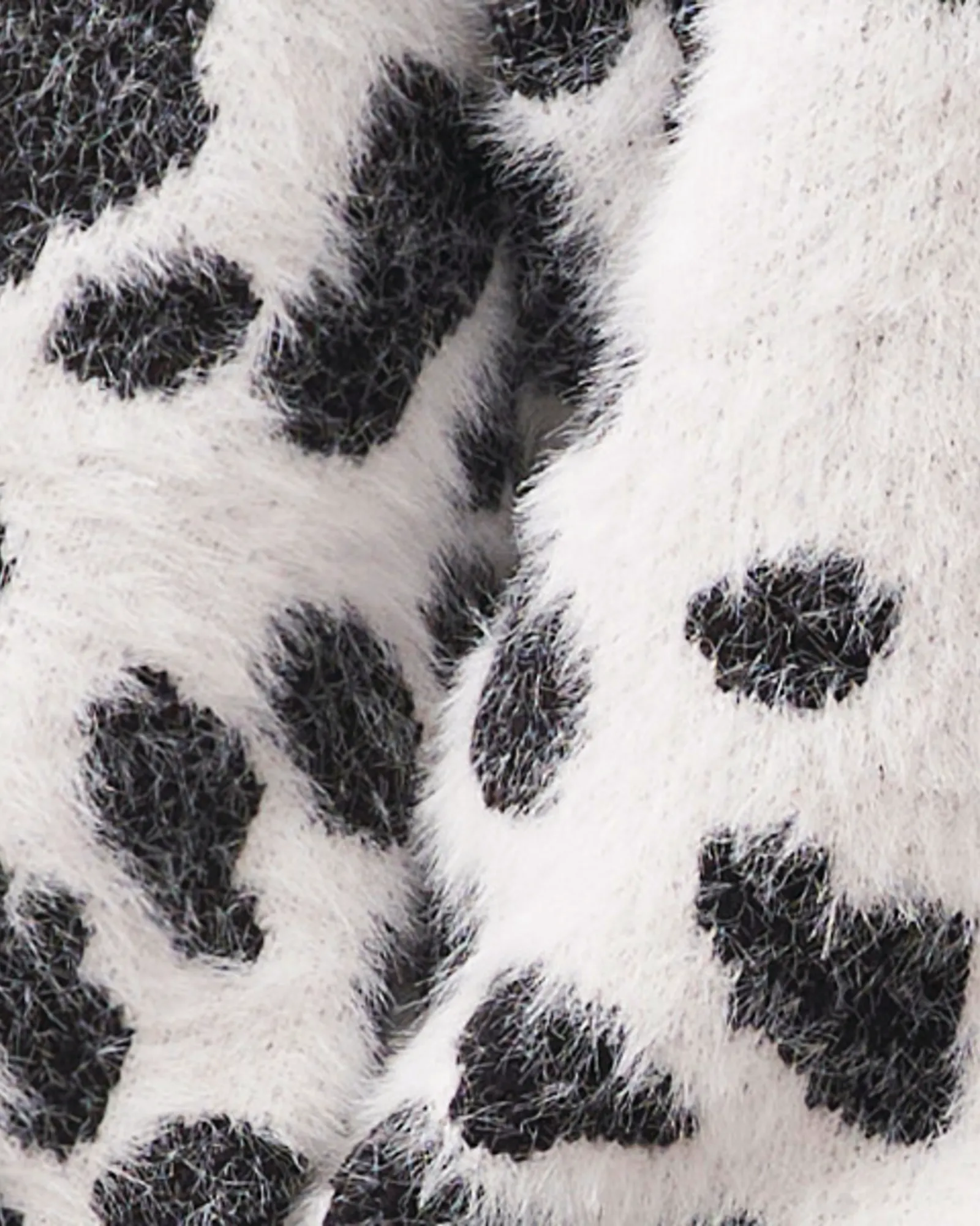 Nora Animal Print Sweater | ANTIQ WHITE