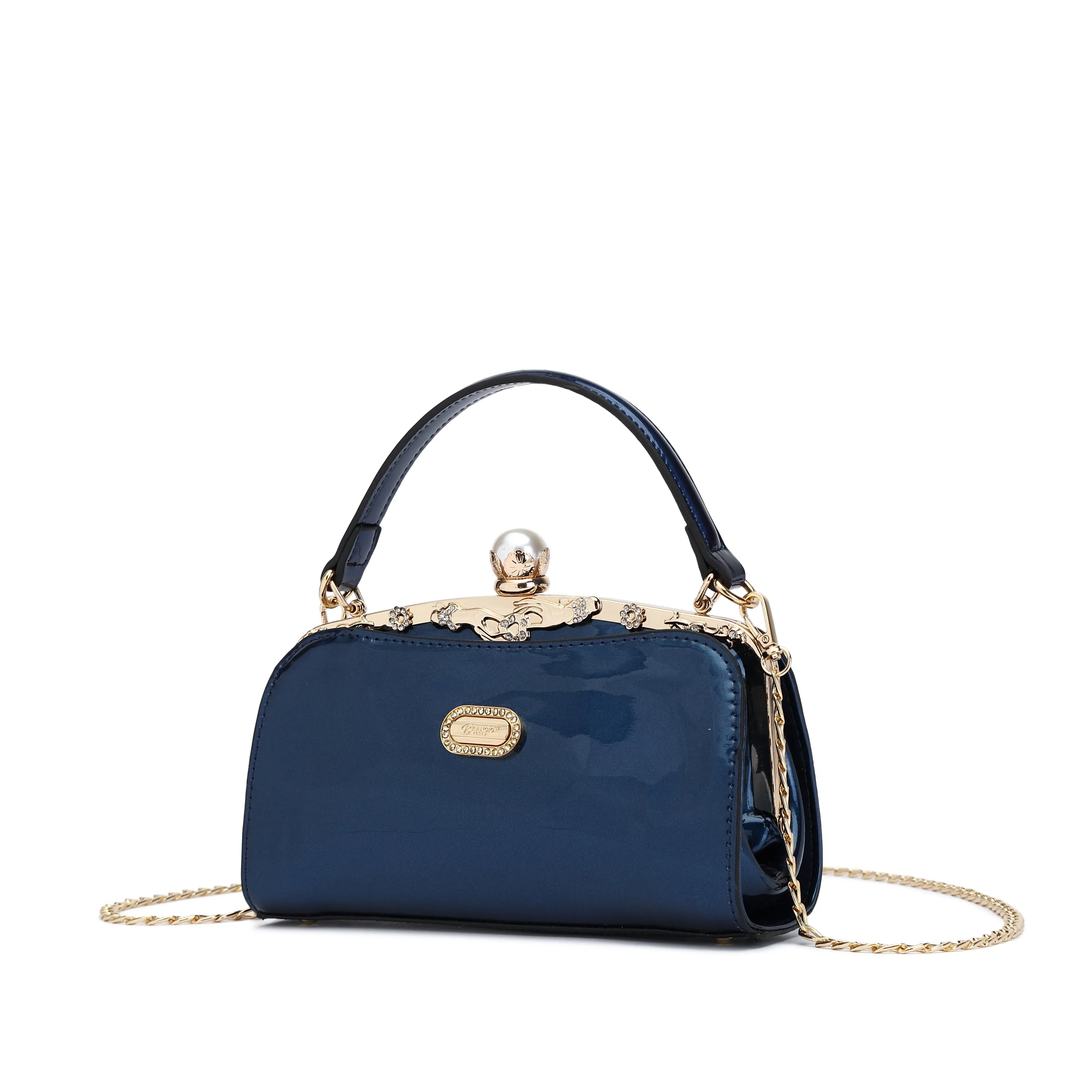 Starry Ocean Blossom Vegan Leather Purse
