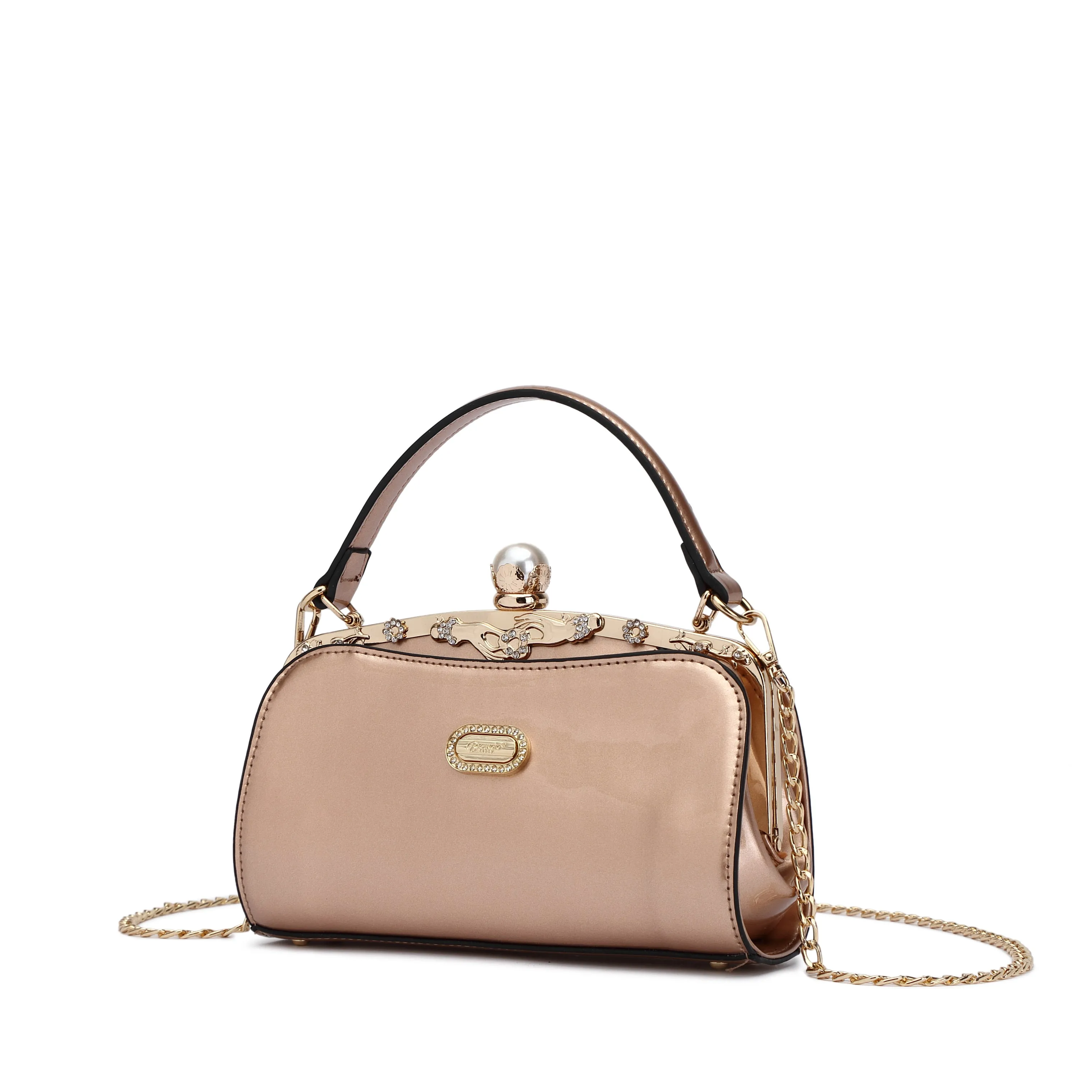Starry Ocean Blossom Vegan Leather Purse