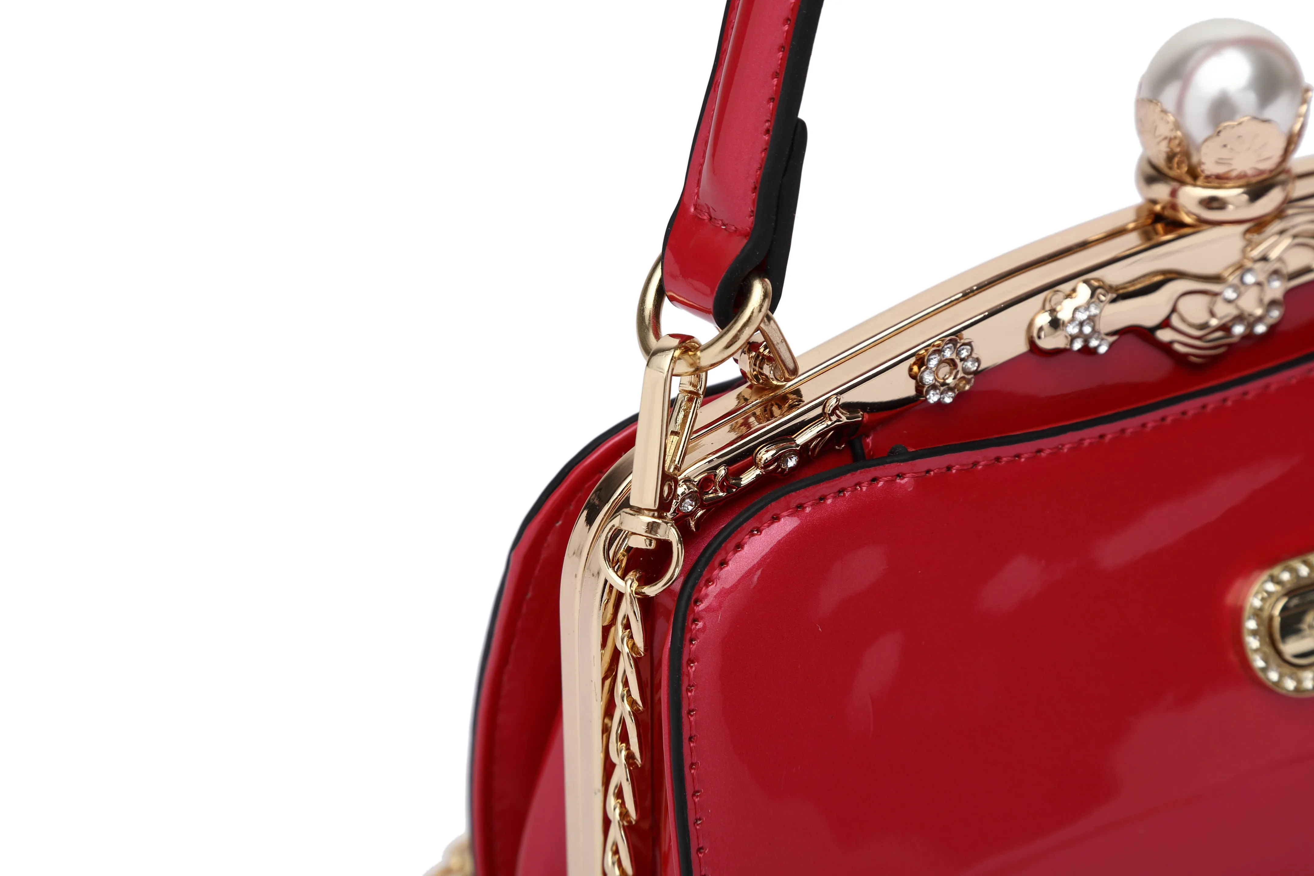 Starry Ocean Blossom Vegan Leather Purse