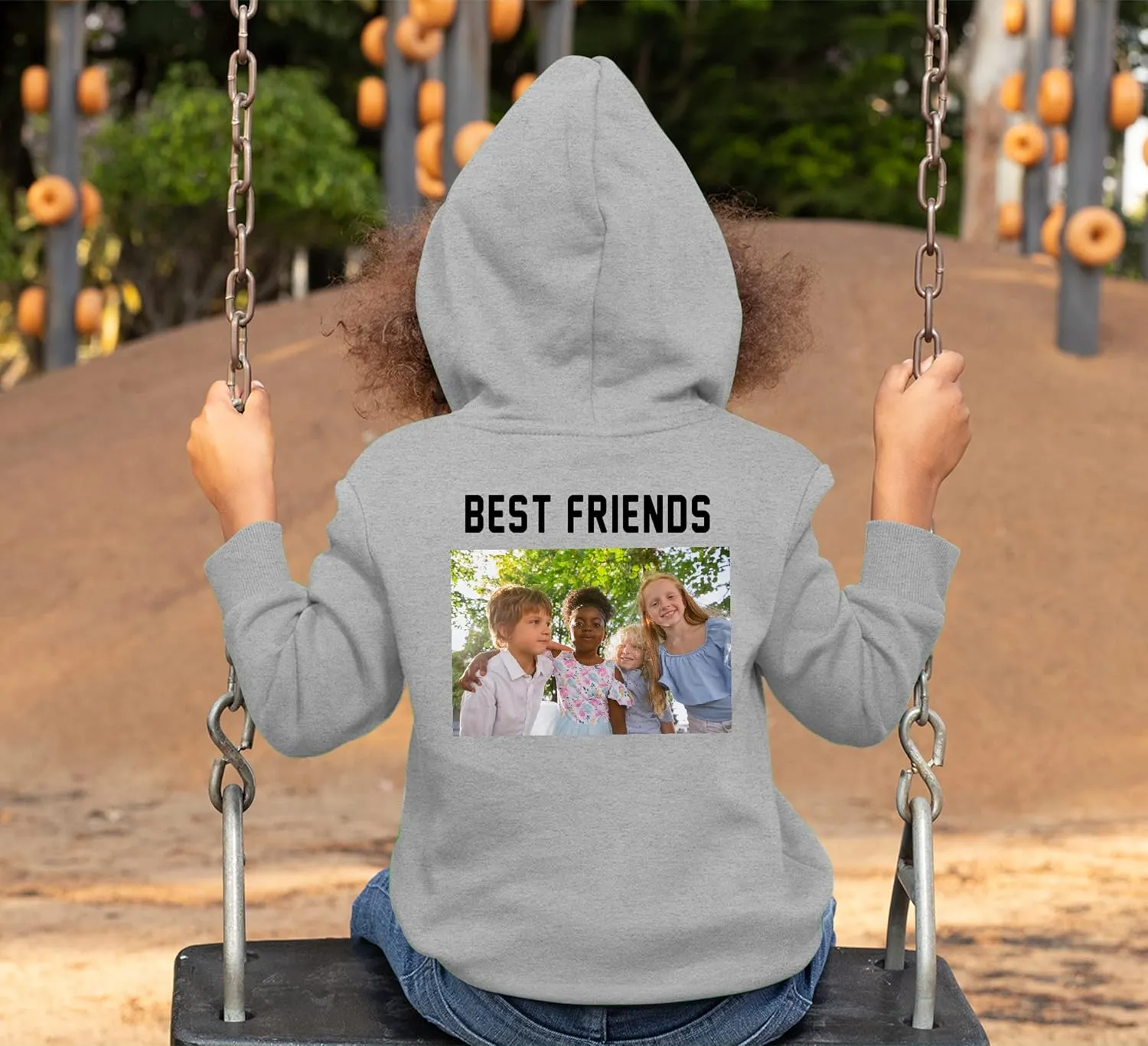 TEEAMORE Custom Hoodies for Youth Design Your Own Personalized Youth Hoodie