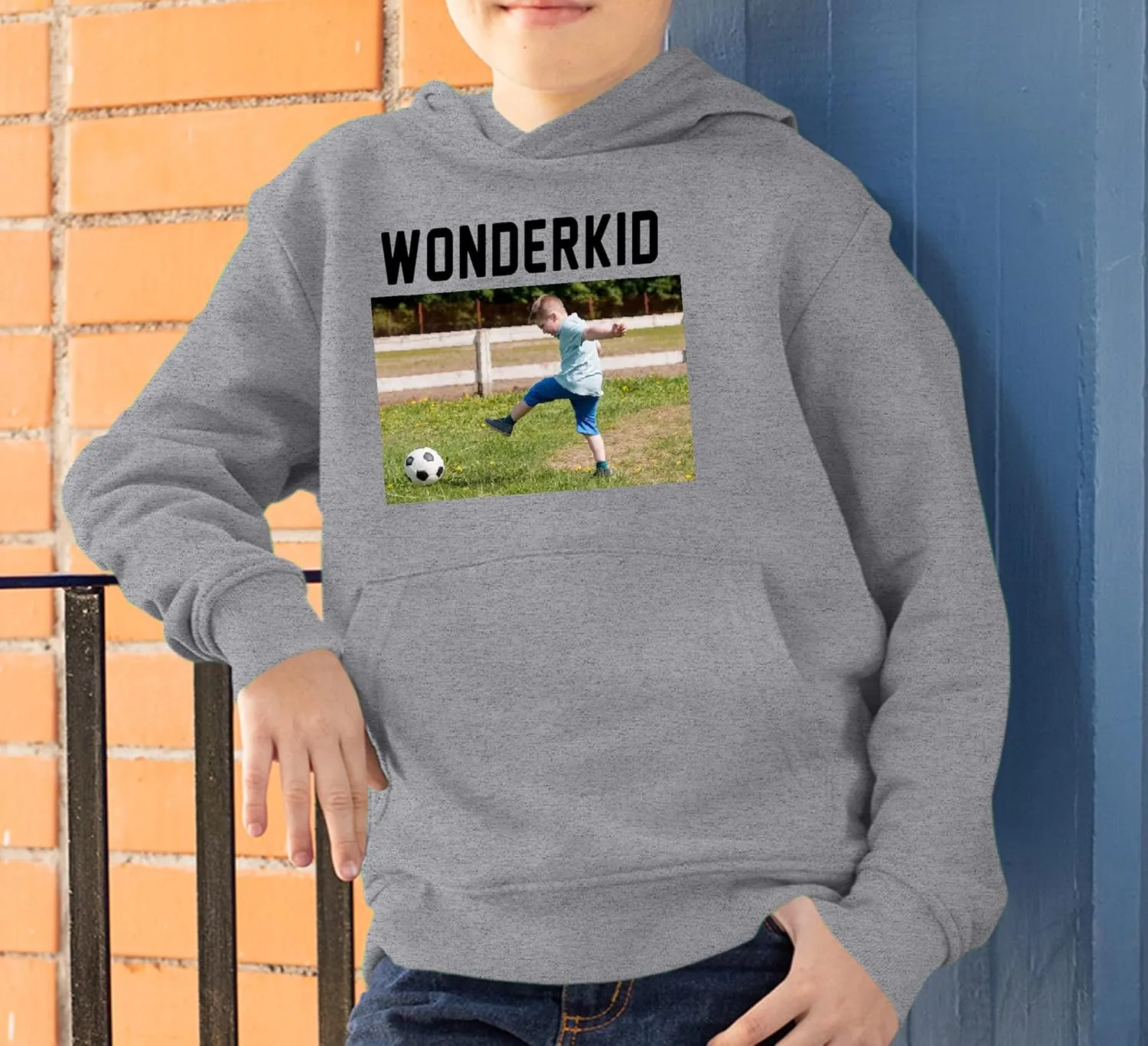 TEEAMORE Custom Hoodies for Youth Design Your Own Personalized Youth Hoodie