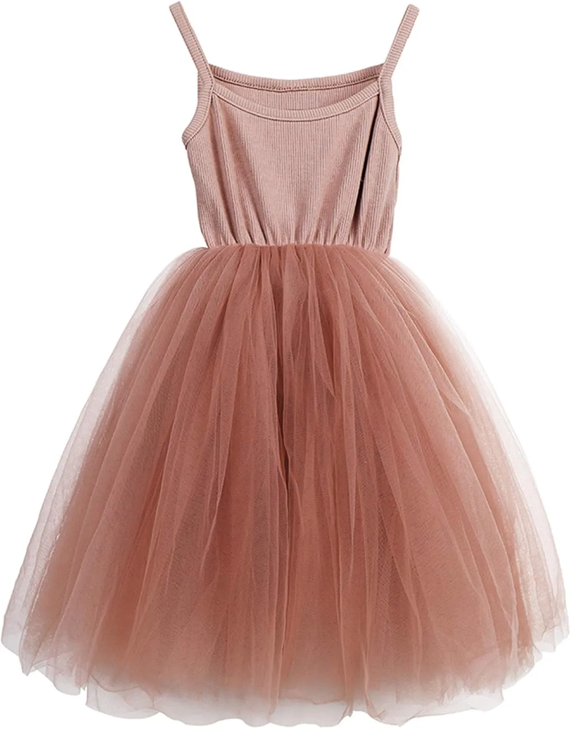 Toddler Tutu Dress Baby Girls Tulle Sleeveless Princess Party Sundress